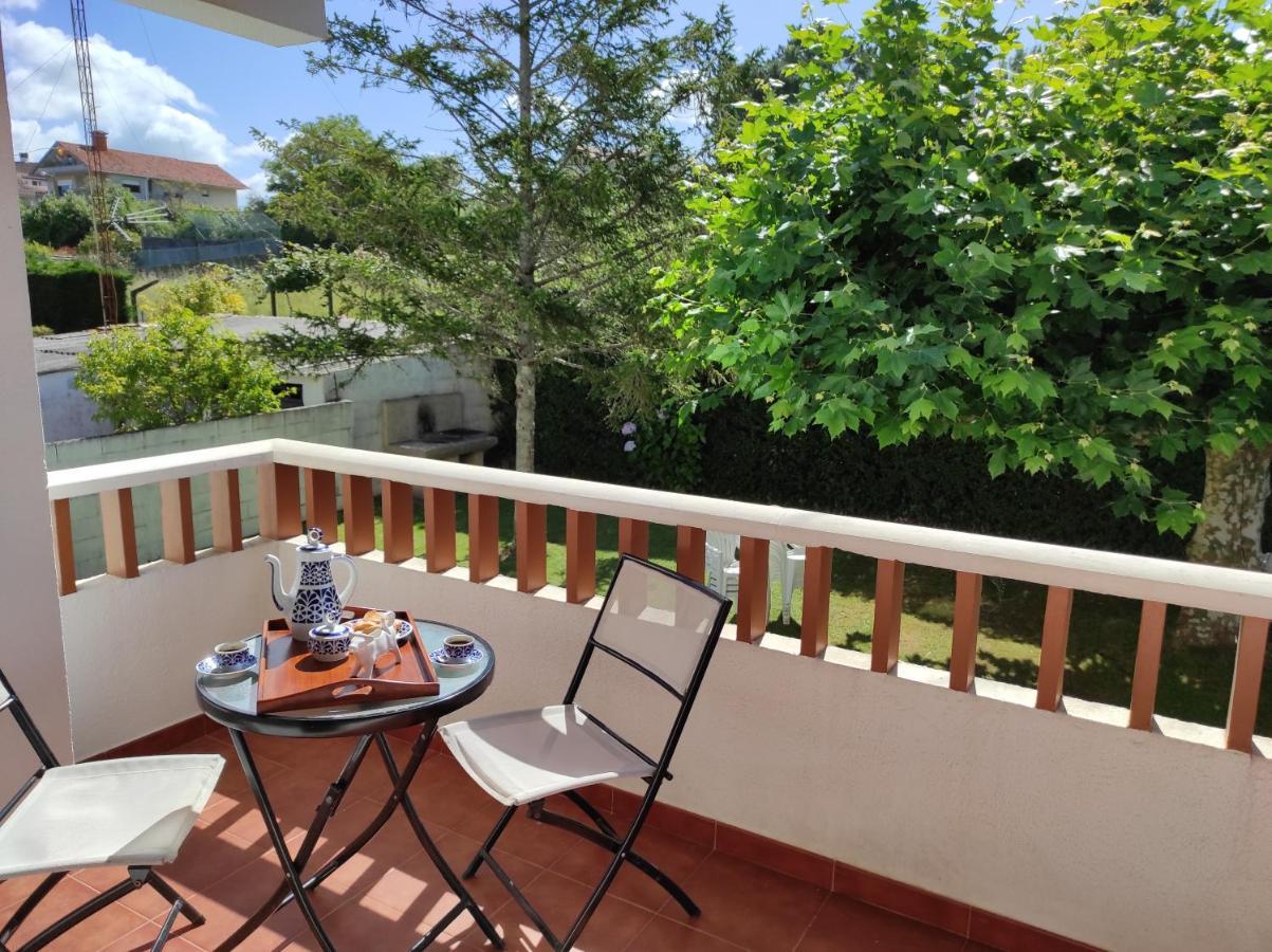 Precioso Piso En Playa America Con Jardin Privado. นีกรัน ภายนอก รูปภาพ